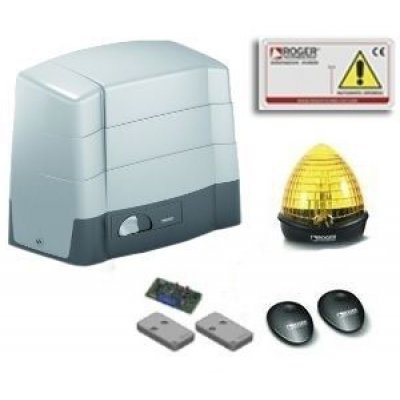 Oferte la Kit automatizare poarta culisanta Roger Brushless BG30/1604 utilizare intensiva, limitator mecanic, 1600Kg greutatea maxima