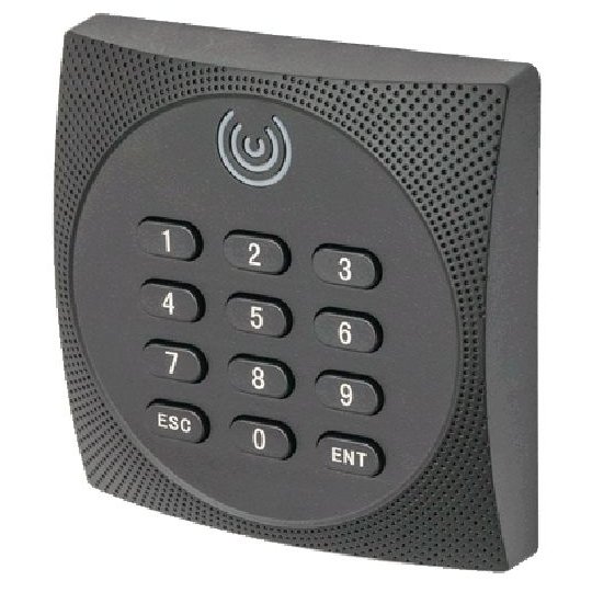 Oferte la Cititor de proximitate RFID ZKTeco KR-602M cu tastatura, IP64, Mifare 13.56MHz