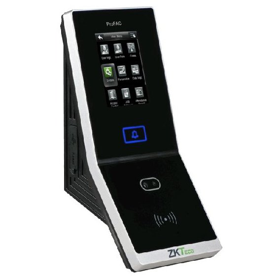 Oferte la Controler standalone cu functie de pontaj ZKTeco PRO-FAC cu recunoastere faciala, card si tastatura