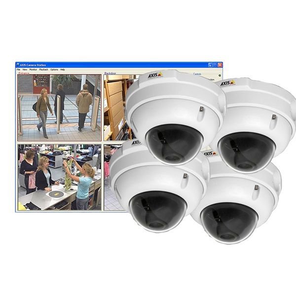 Oferte la KIT format 4 camere AXIS M3004-V ce include un CD -  AXIS Camera Companion video management software ce
