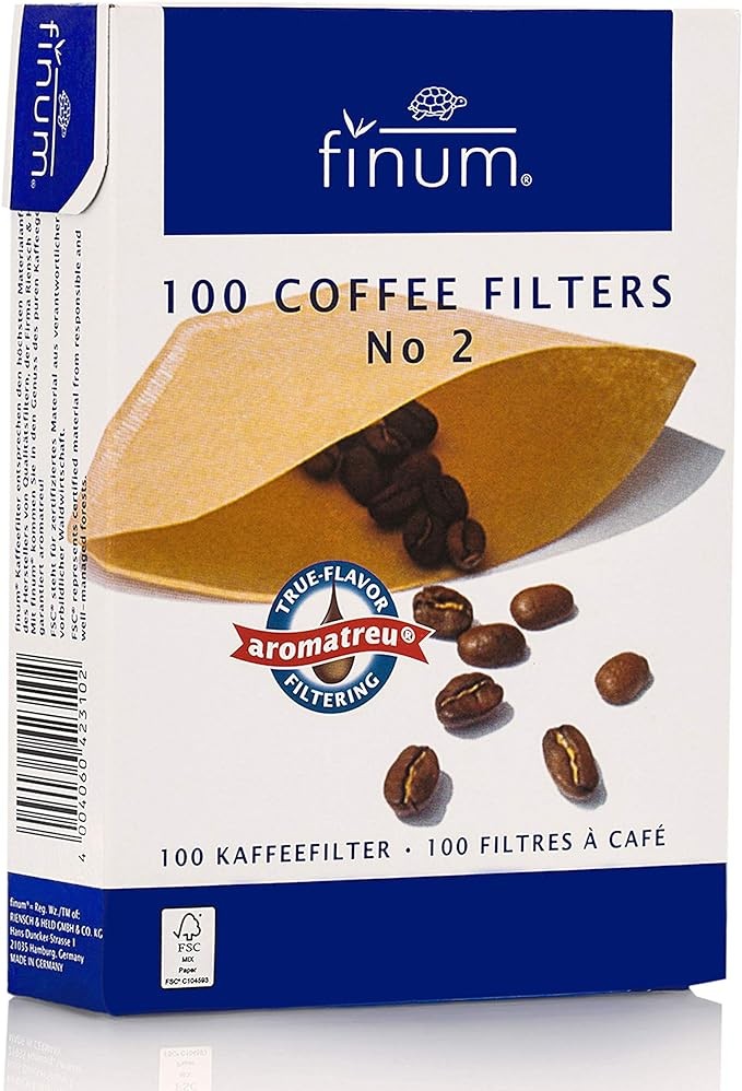 Oferte la Filtre pentru cafea, marimea 2, 100 buc, Finum