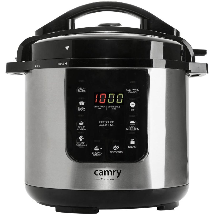 Oferte la Oala sub presiune si slow cooker CR 6409 Putere 1000W Capacitate 6L Argintiu