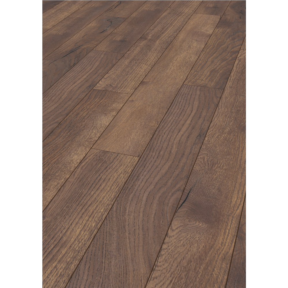 Oferte la Parchet laminat 12 mm Kronotex Robusto 4766 Pettersson Oak Dark, nuanta inchisa, stejar, clasa de trafic 33, click 5G, 1375 x 188 mm