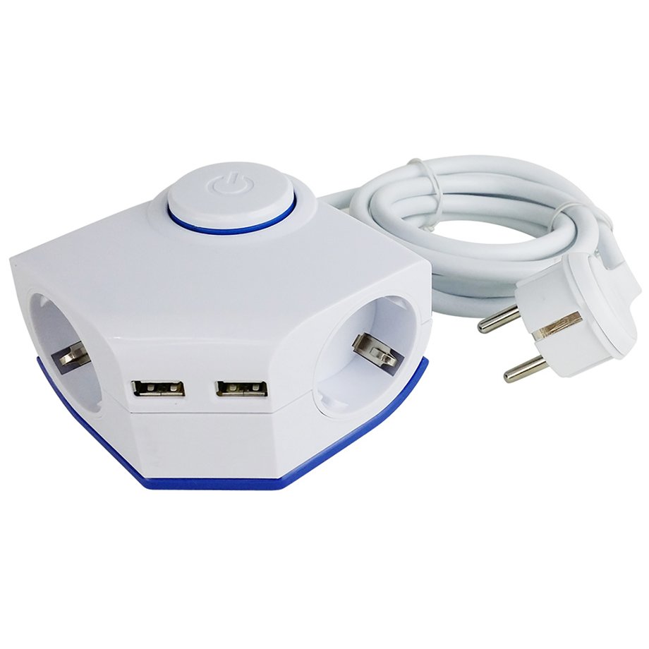Oferte la Prelungitor 2 prize+2 USB, 1.5 m Strohm SM-15011202