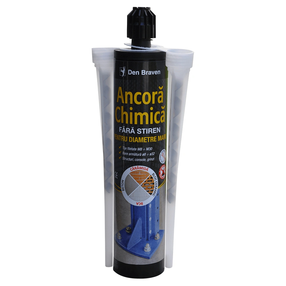 Oferte la Ancora chimica fara stiren Den Braven VE, gri, 300 ml