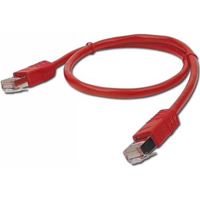 Cablu FTP Patchcord Cat 5e 2m Rosu