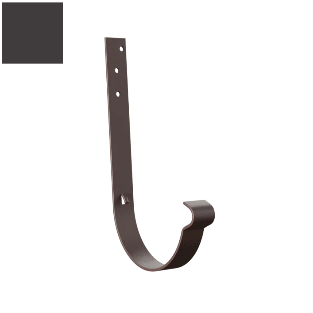 Oferte la Carlig metalic jgheab Wetterbest, 125 mm, maro RAL 8019 