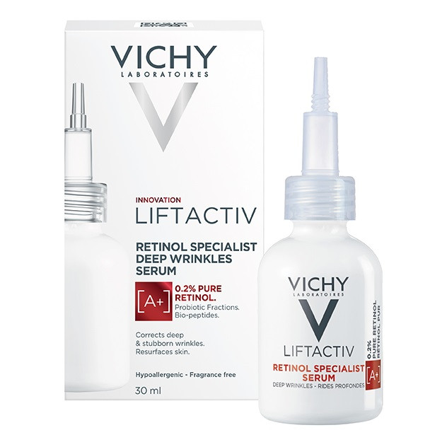 Oferte la Ser antirid cu retinol pentru riduri pronuntate Vichy Liftactiv Specialist, 30 ml