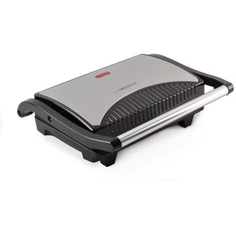 Oferte la Grill Electric 750W Suprafata Ceramica Control Temperatura Argintiu/Negru