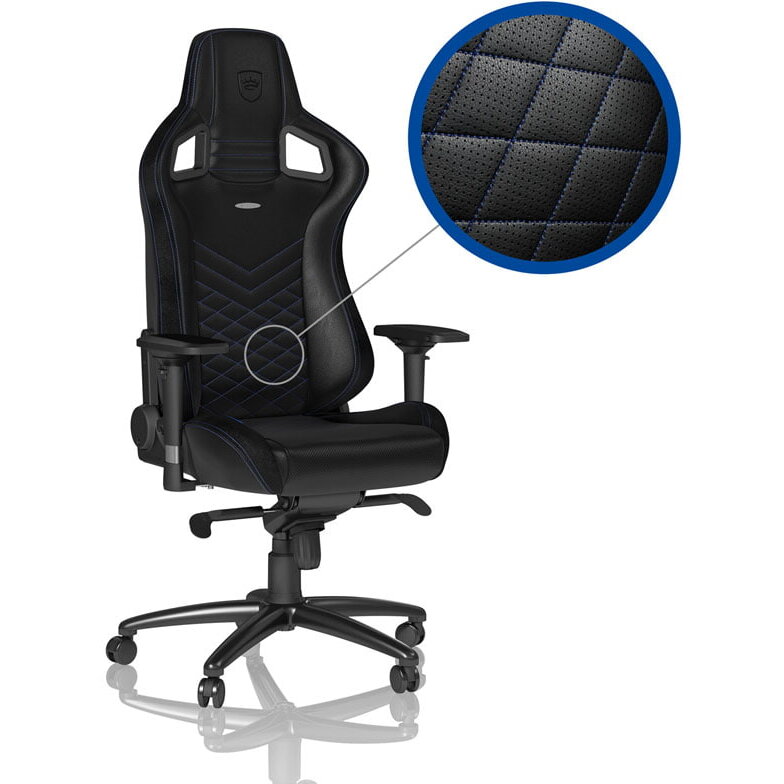 Oferte la Scaun Gaming noblechairs EPIC Gaming Stuhl - schwarz/blau