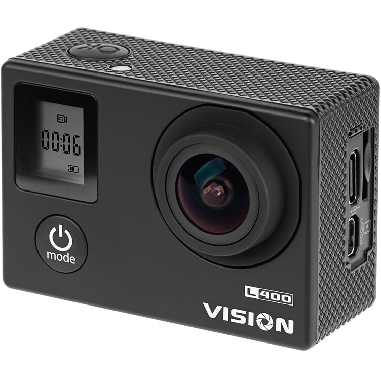 Oferte la Camera Video Sport Vision L400 1GB 4K Baterie Li-Ion Negru