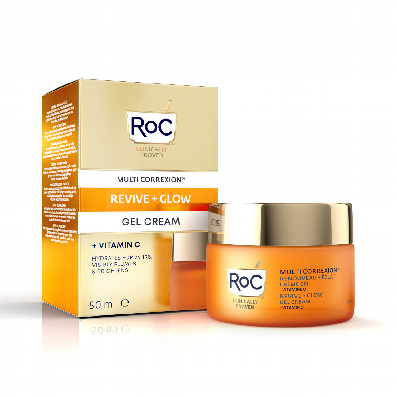 Oferte la Crema - gel cu Vitamina C Multi Correxion Revive + Glow ROC, 50 ml