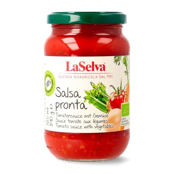 Oferte la Sos bio de rosii gata preparat cu legume, 340g LaSelva