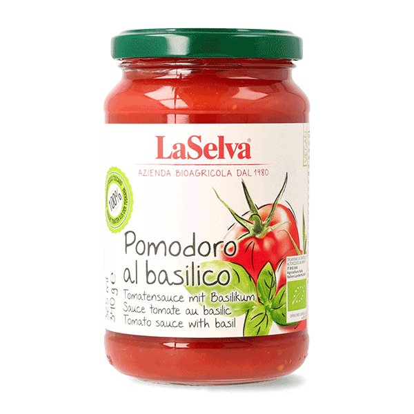 Oferte la Sos bio de rosii cu busuioc, 340g LaSelva