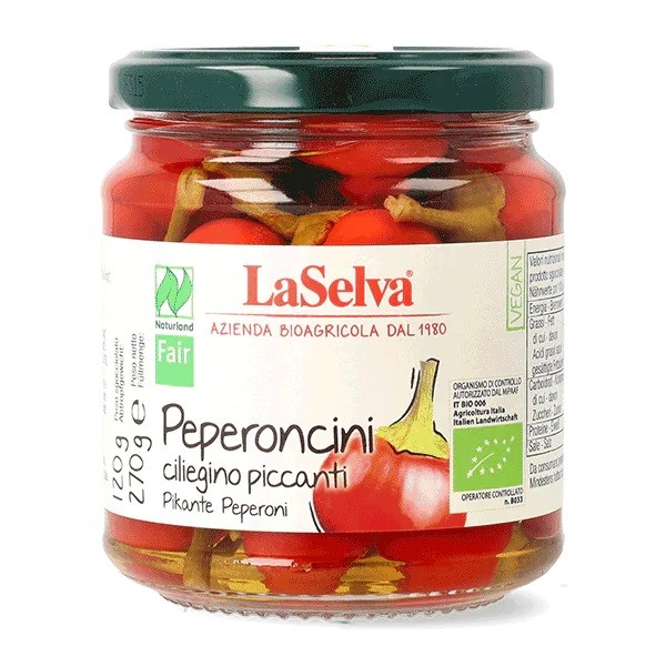 Oferte la Ardei iuti bio murati, 270g LaSelva