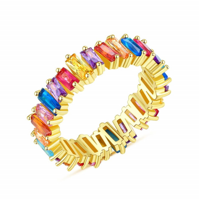Oferte la Inel eternity multicolor Damaris