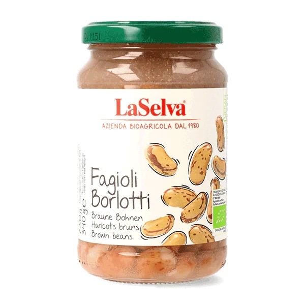 Oferte la Fasole bio Borlotti fiarta, 340g LaSelva