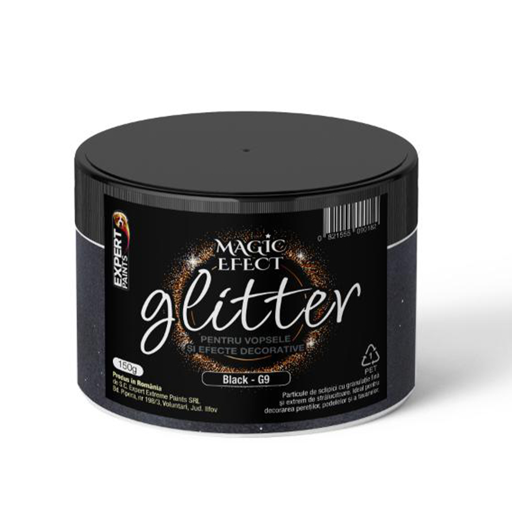 Oferte la Sclipici decorativ Glitter G9 Magic Efect, black, 150 gr