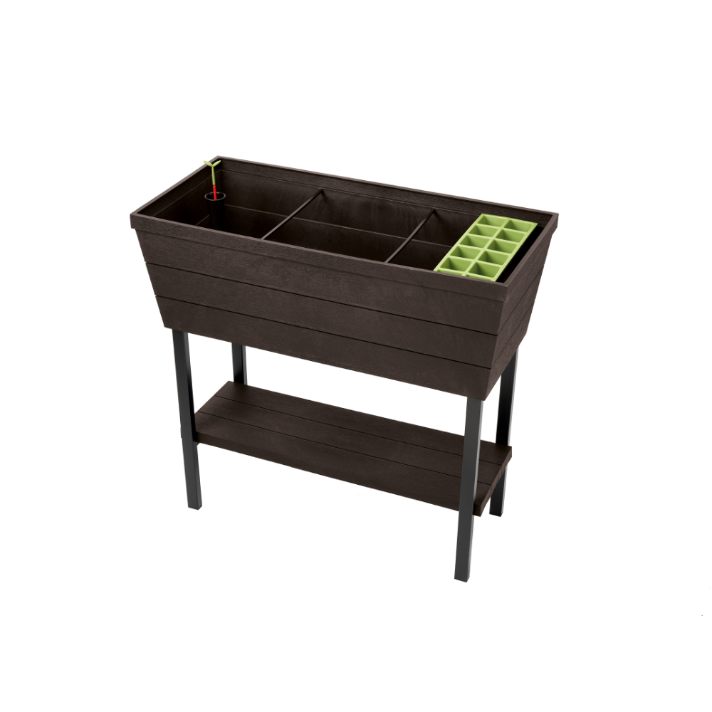 Oferte la Rasadnita cu etajera Keter Urban Bloomer, plastic, 82 x 37.3 x 78 cm, maro 