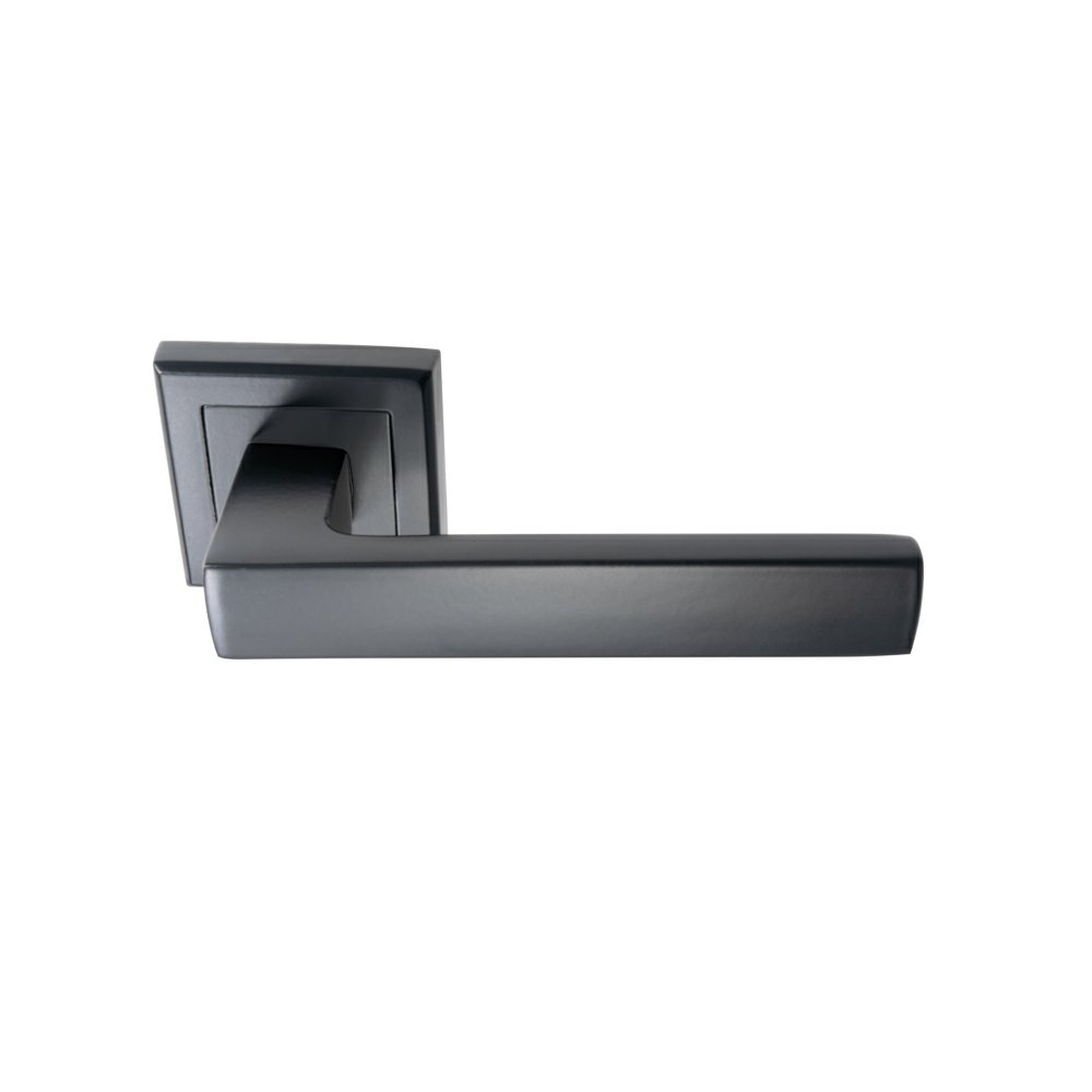 Oferte la Maner usa interior Gato Cubus, cu rozeta patrata pentru cheie, 52 mm, zamac, negru