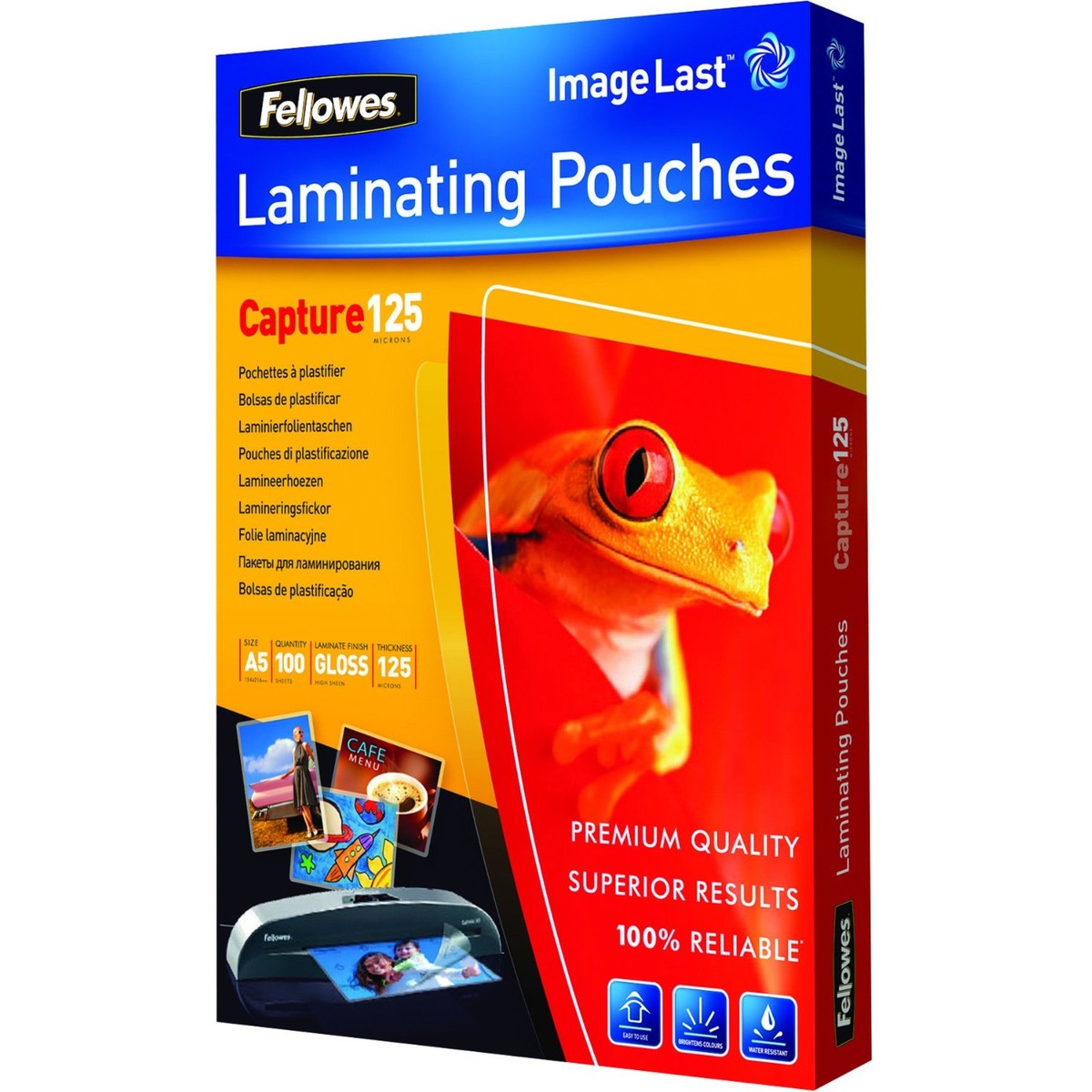 Oferte la Folie Laminator Fellowes, A5, negru / alb