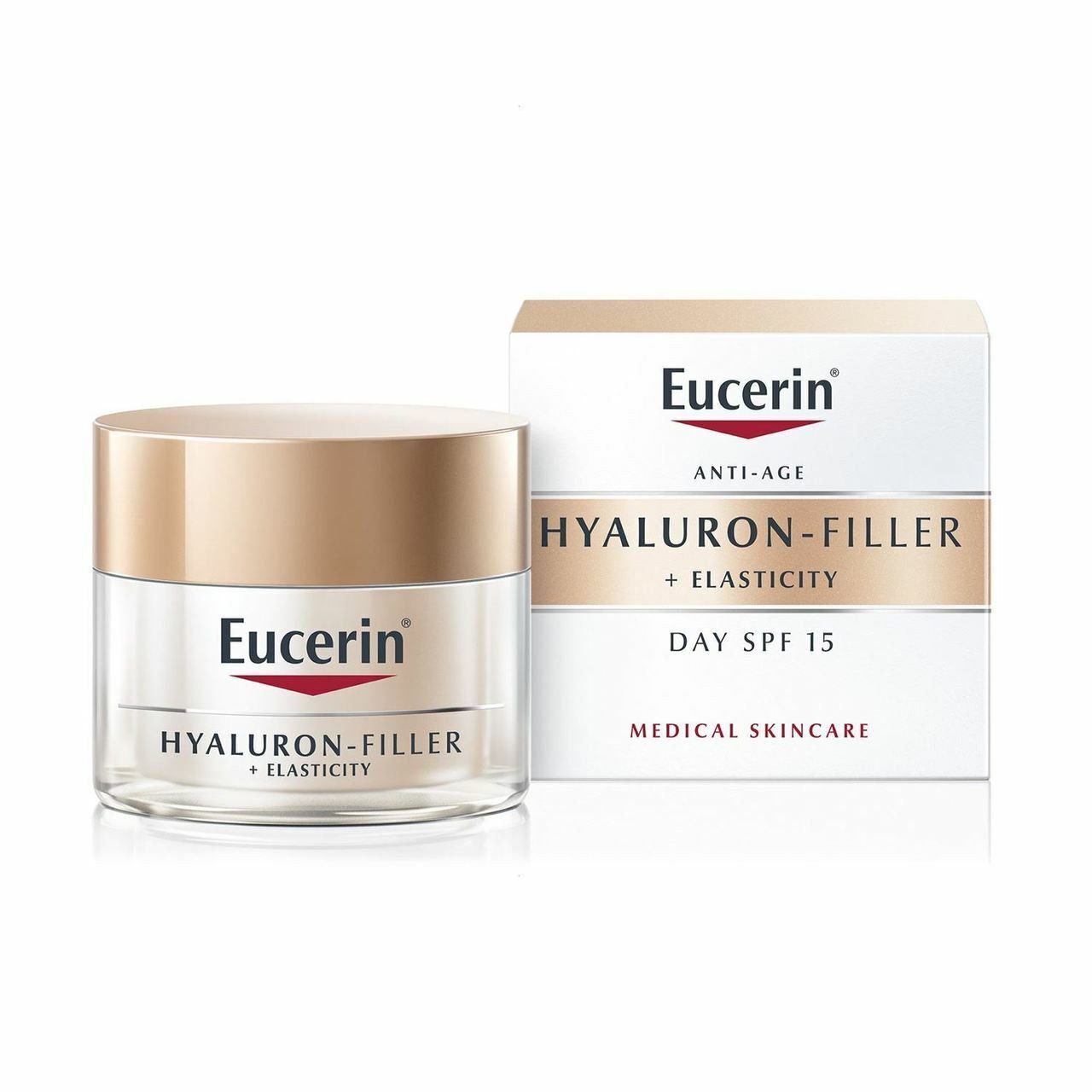 Oferte la Crema de zi SPF 15 Hyaluron Filler + Elasticity Eucerin, 50 ml