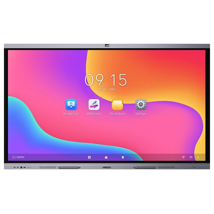 Oferte la Display Interactiv 86" HORIZON ID86HZA3B1/C Seria A3C Android 13 eligibil PNRR/PNRAS/C15/INFOLAB