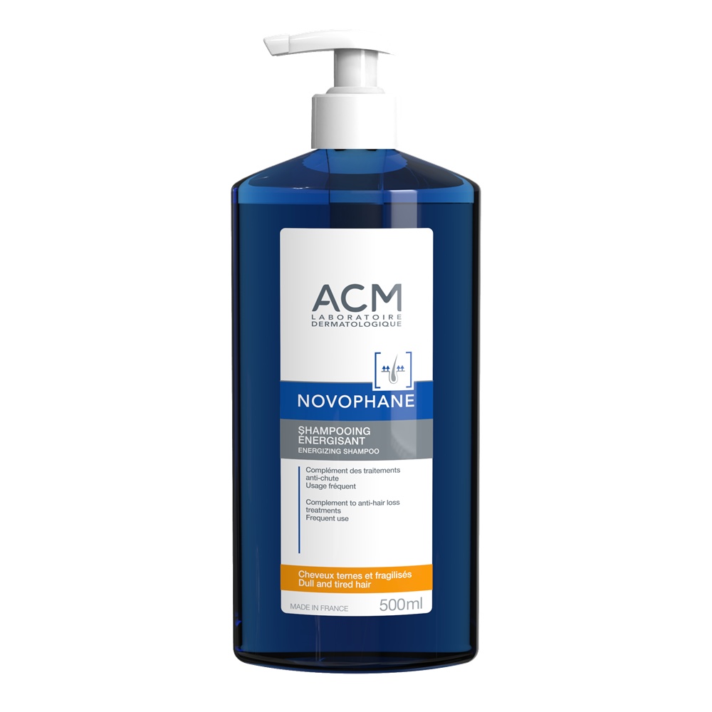 Oferte la Sampon energizant cu 6 vitamine pentru par fragil Novophane ACM (Concentratie: Sampon, Gramaj: 500 ml)