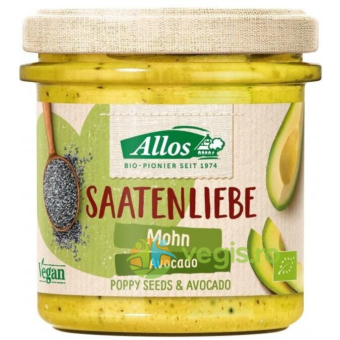 Oferte la Crema Tartinabila cu Avocado si Seminte de Mac Ecologica/Bio 135g