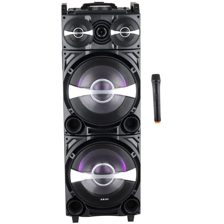 Oferte la Boxa portabila Akai DJ-222 cu Bluetooth, Efect DJ, Trolley