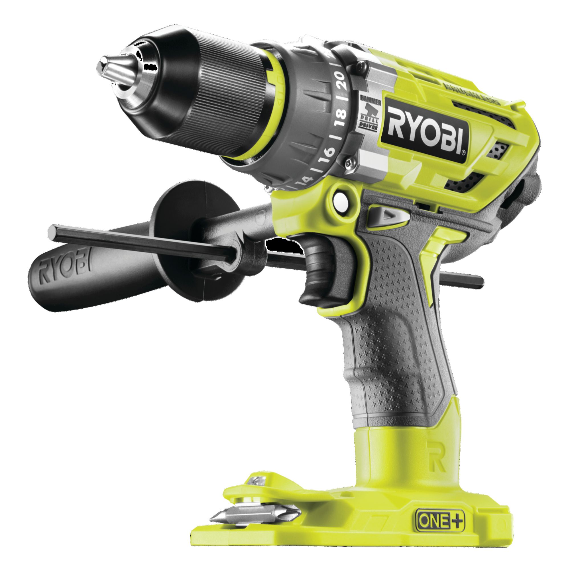 Oferte la Masina de gaurit cu percutie Ryobi R18PD7‐0, 18 V, ONE+™, motor fara perii