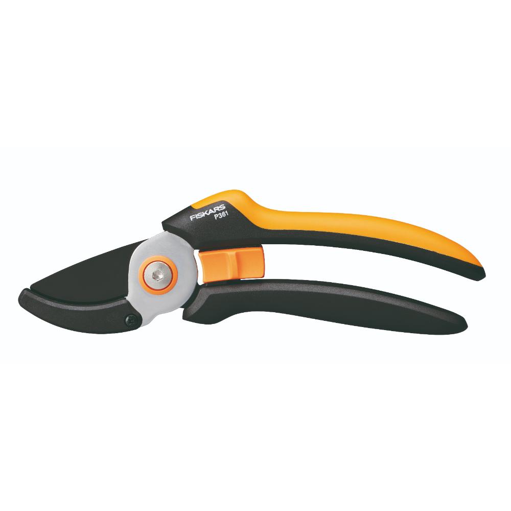 Oferte la Foarfeca nicovala gradinarit Fiskars Solid P361, manere ergonomice, lungime 20.5 cm, galben-negru 