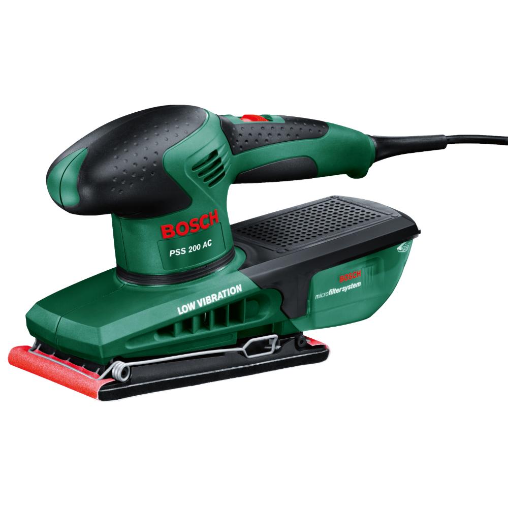 Oferte la Slefuitor cu vibratii Bosch PSS 200 AC, 200 W, 24000 rpm, 93 x 230 mm