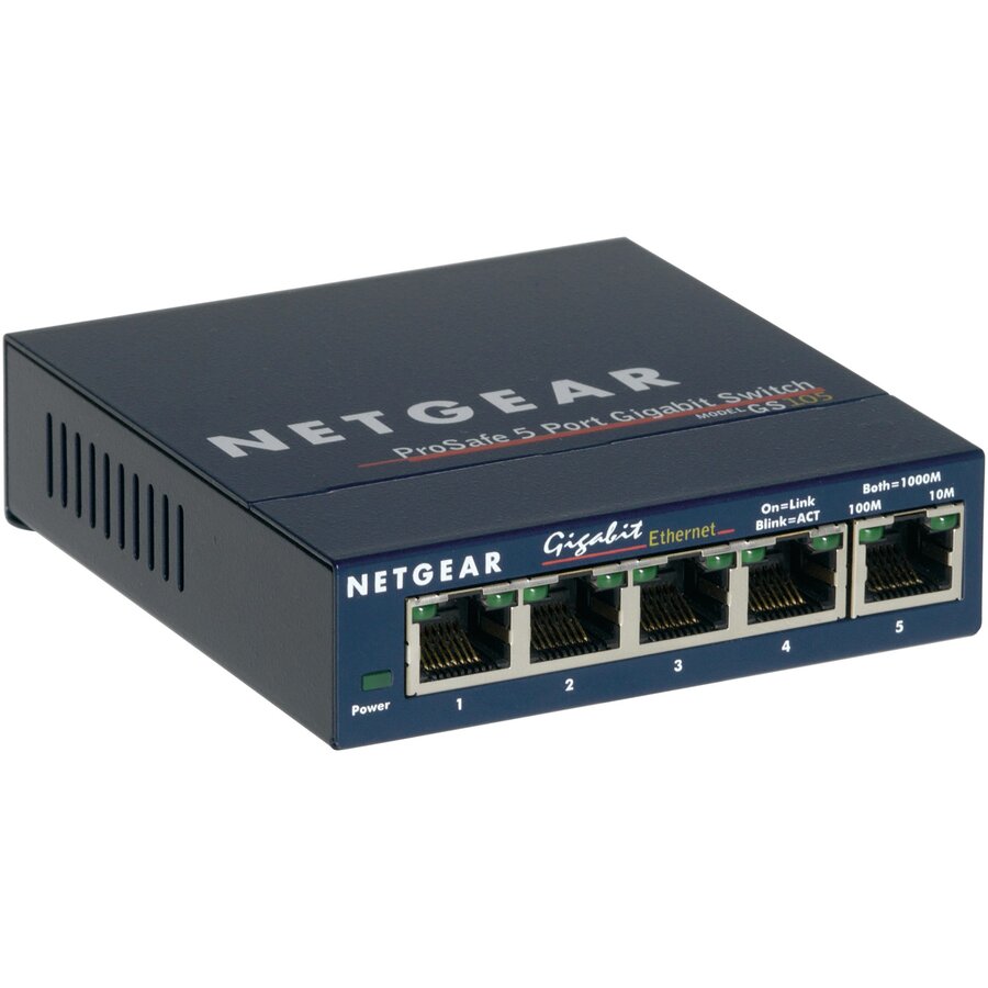 Oferte la Switch GS105 Unmanaged Gigabit Ethernet (10/100/1000) Blue