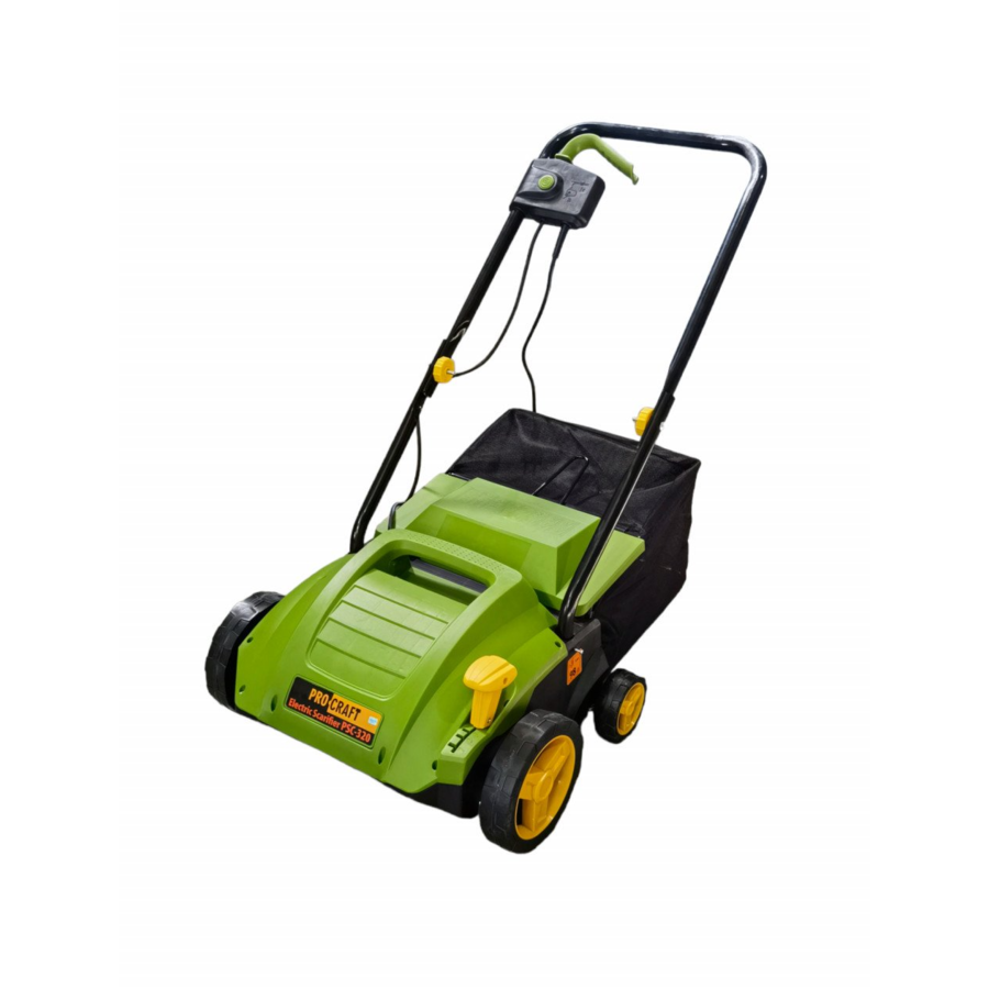 Oferte la Scarificator Electric PSC320  Grebla Electrica 2984RPM  Cos  30L Verde/Negru