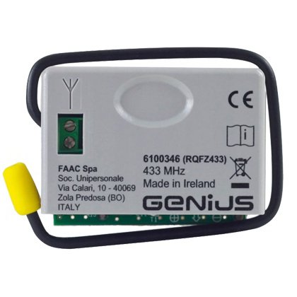 Oferte la Modul receptor radio RQFZ 433 MHz, 3 pini, 1 canal - GENIUS by FAAC RQFZ433-6100346
