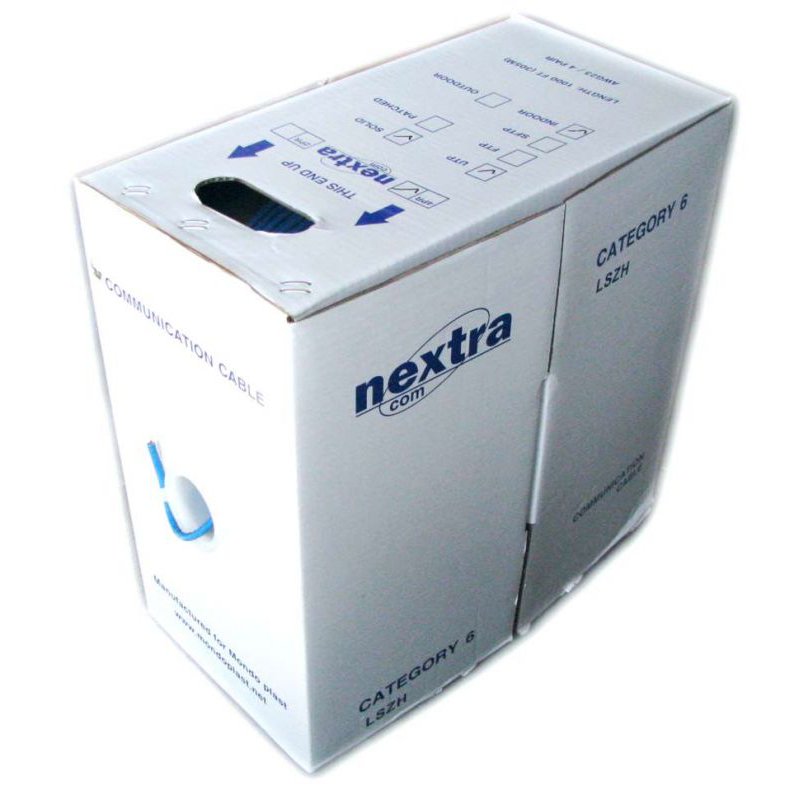Oferte la Rola 305 ml cablu U/UTP cat6 - LSNH, cupru solid, FLUKE PASS nextraCOM - XTUTP6-LSZH