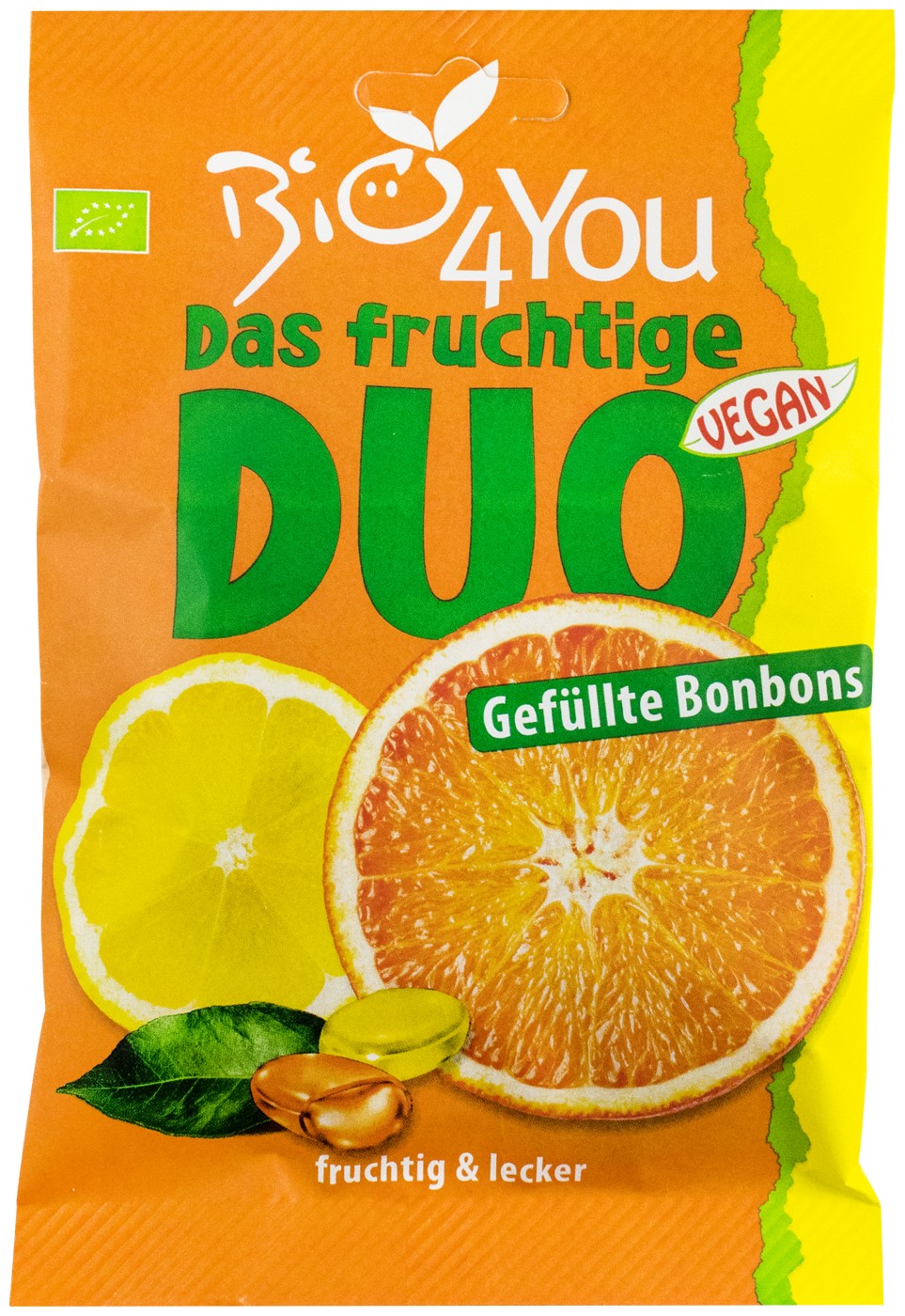 Oferte la Dropsuri bio Duo cu lamaie si portocale, 75g Bio 4 You