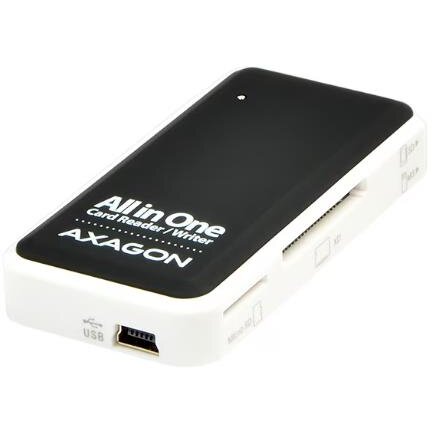 Oferte la Cititor Carduri CRE-X1 All-In-One Mini Extern 5 Sloturi Negru/Alb