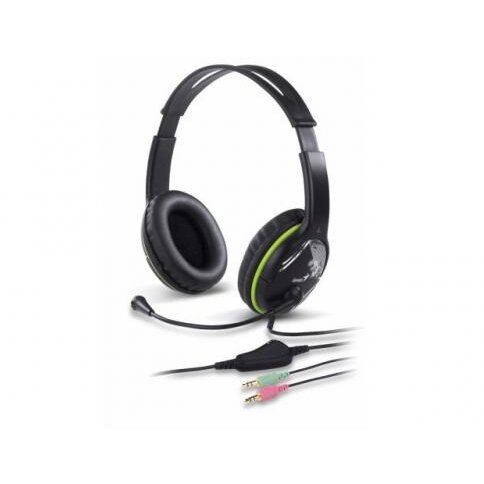 Oferte la Casti  cu Microfon HS-400A cu Fir Standard Multimedia Microfon pe Brat Jack 3.5mm x 2 Negru