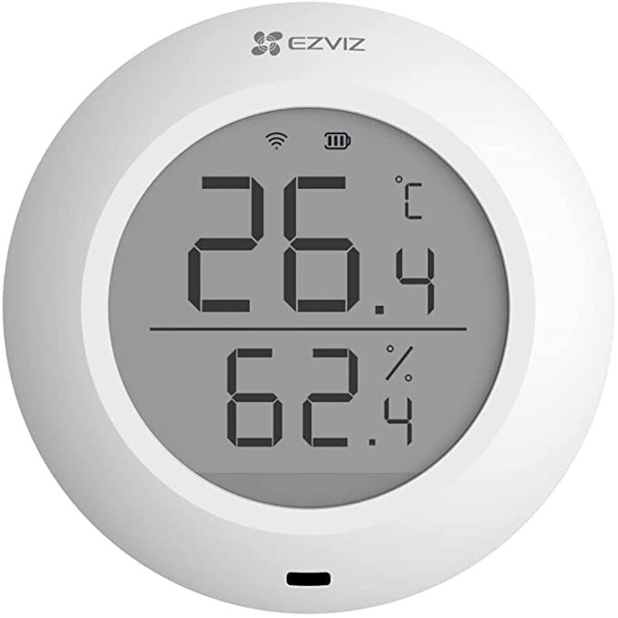 Oferte la Senzor De Temperatura Si Umiditate CS-T51C Afisaj Digital Wi-fi Smart Home Alb