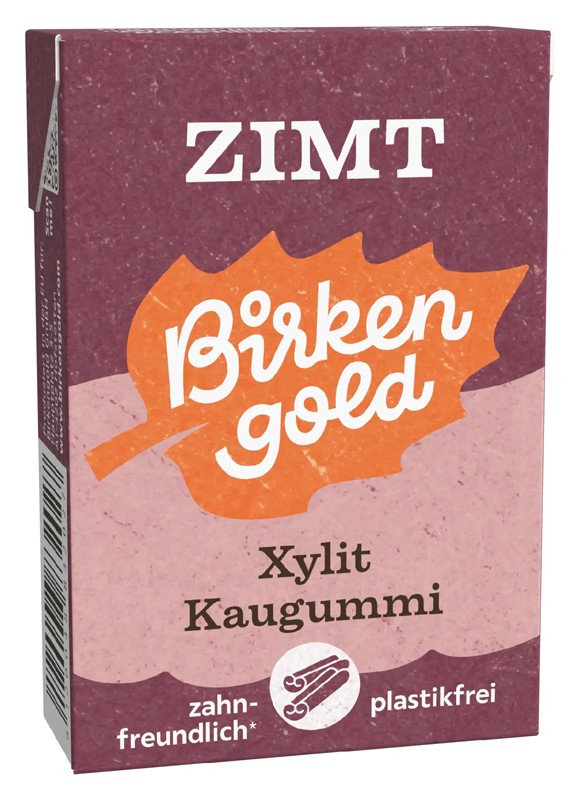 Oferte la Guma de mestecat cu xylitol pentru ingrijirea dintilor, scortisoara, 28g Birkengold