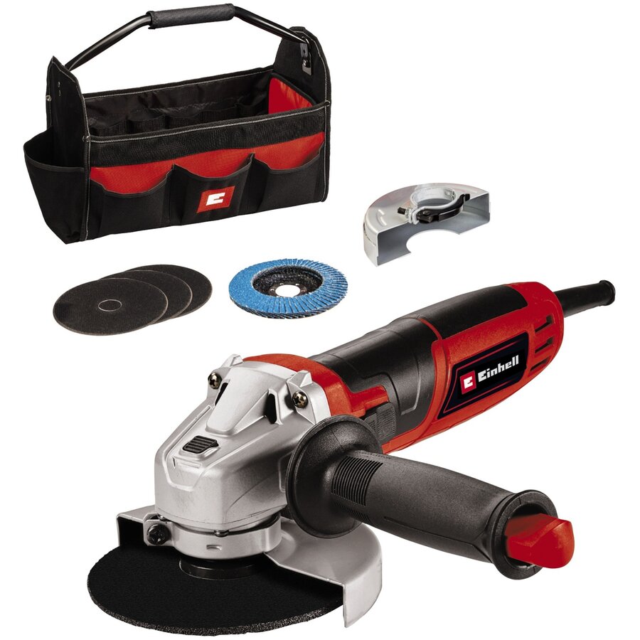 Oferte la Kit Polizor Unghiular TC-AG 125/850 Negru-Rosu