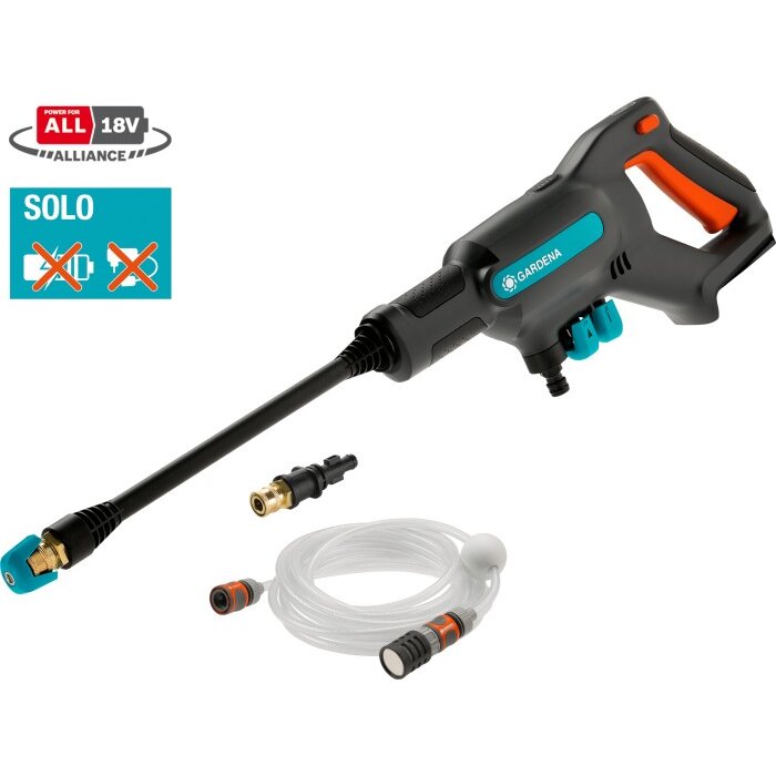 Oferte la Aparat de Curatat cu Presiune AquaClean 14800-55 24 Bar 18V fara Baterie si Incarcator Negru/Albastru