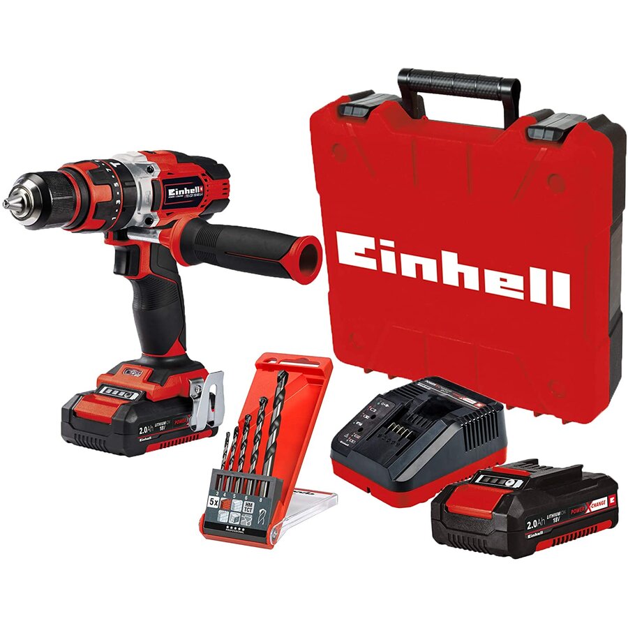 Oferte la Masina de Gaurit cu Impact TE-CD 18/48 Li - 4513935 Ciocan Fara Fir Include 2x Baterii Li-Ion 2Ah Negru