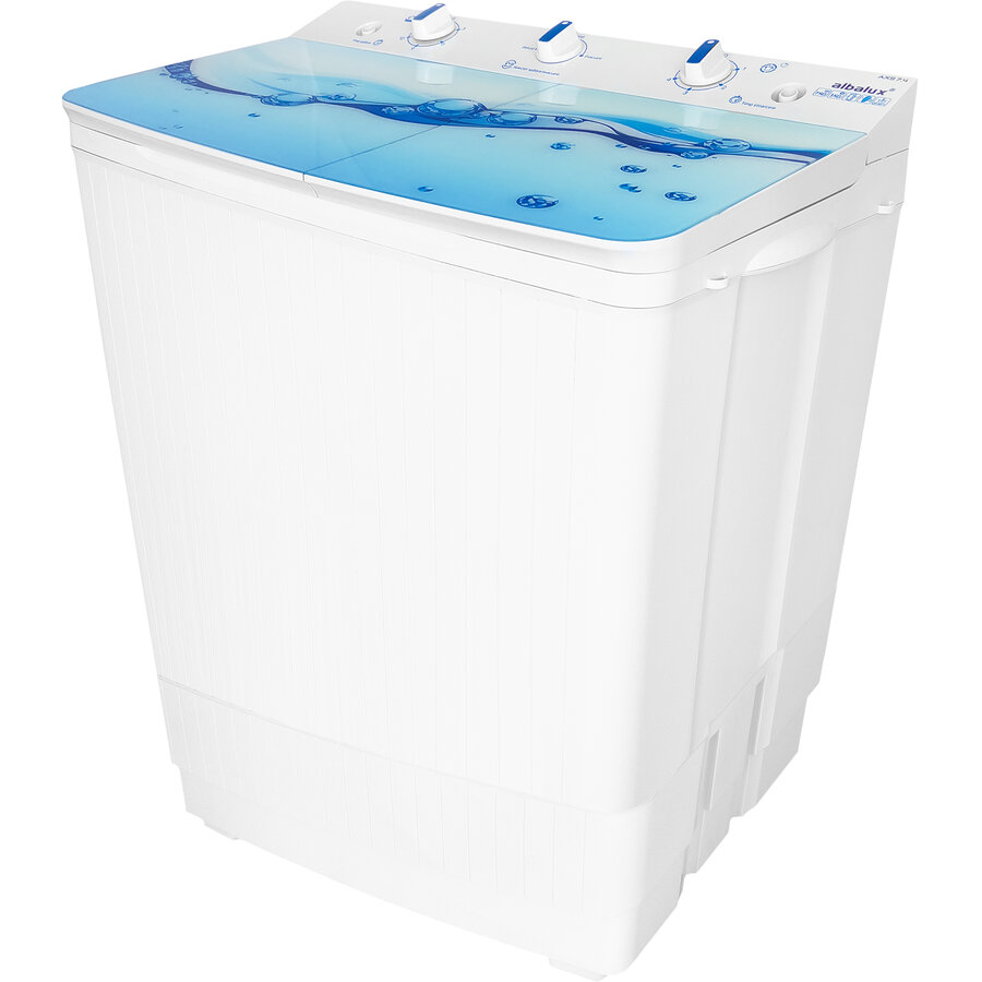 Oferte la Masina de Spalat Rufe Semiautomata AXS 7.9 Putere Spalare 300W Stoarcere 148W Alb