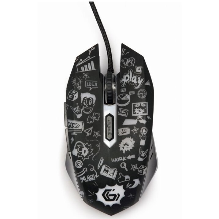 Oferte la Mouse USB MUS-6B-GRAFIX-01 Negru