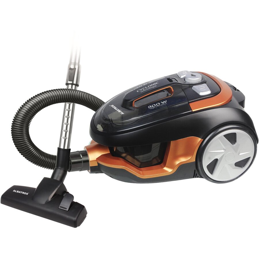 Oferte la Aspirator GOLDEN 91 ECO Putere Motor 900W Putere Absorbtie 200W Negru/Rosu/Auriu
