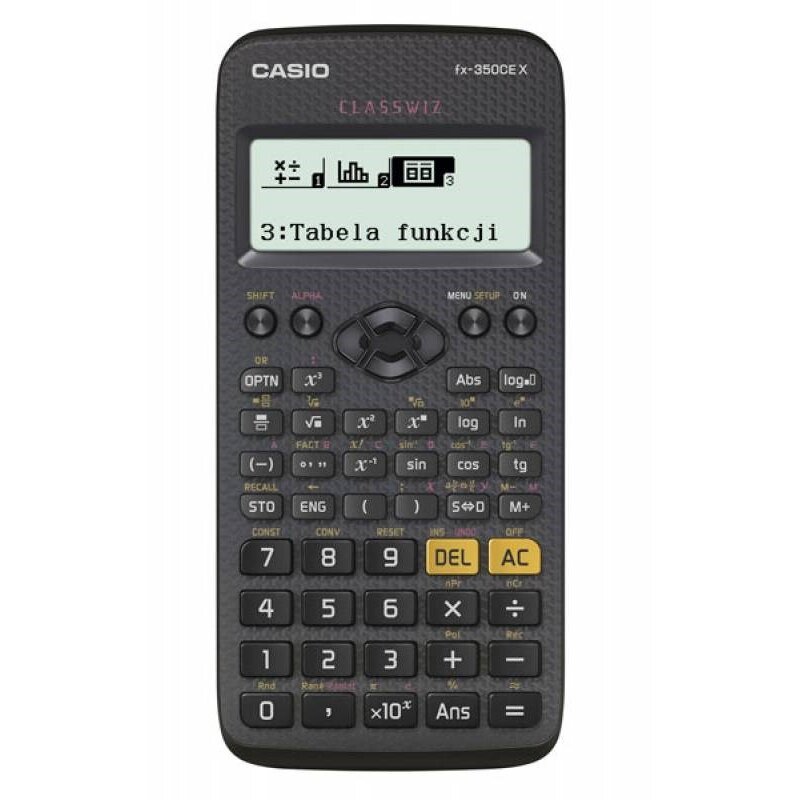 Oferte la Calculator de Birou Stiintific ClassWiz fx-350CE X  379 Functii 16 Cifre Limba Maghiara/ Poloneza/ Slovaca/ Ceha Negru