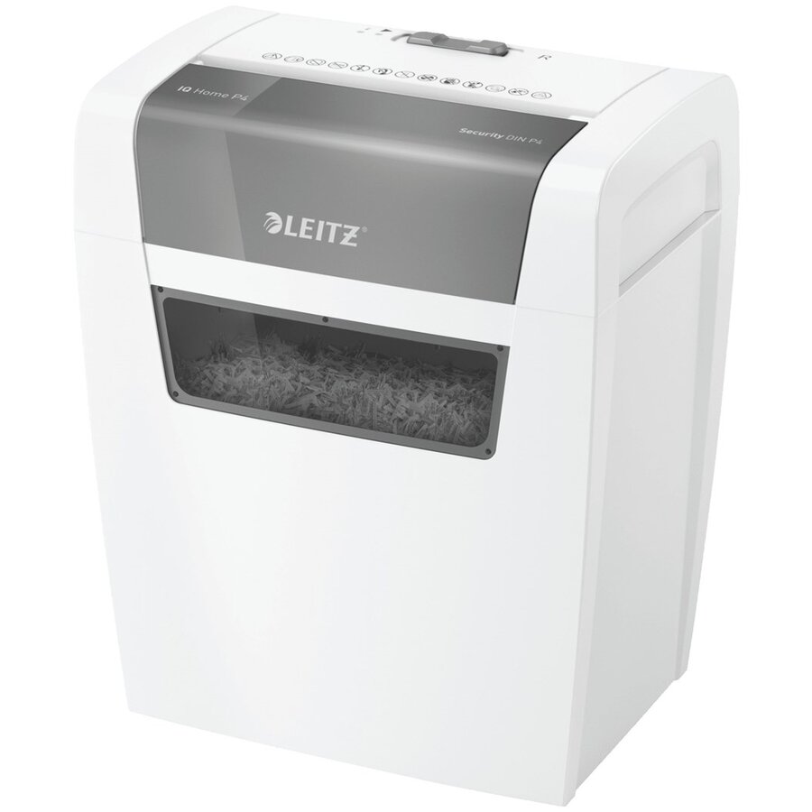 Oferte la Distrugator Documente IQ Home    P4 15L 6 Coli 1.8m/min  Alb